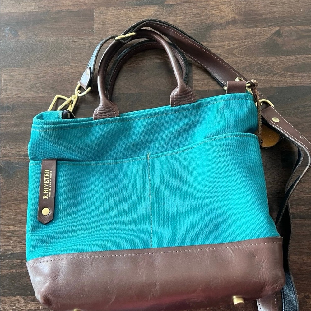 R. Riveter Teal and Brown Otto